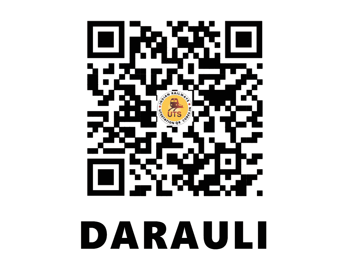 UTS QR Code for DARAULI - DRV - EC (UTTAR PRADESH)